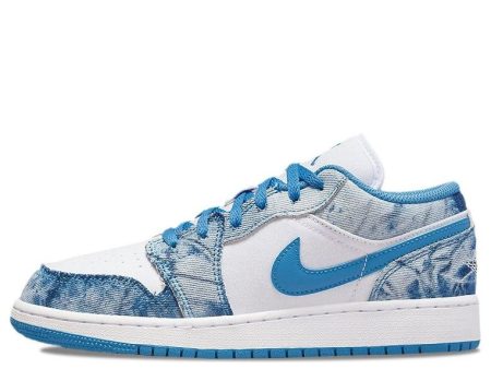 Air Jordan 1 Low GS  Washed Denim  DM8947-100 Discount