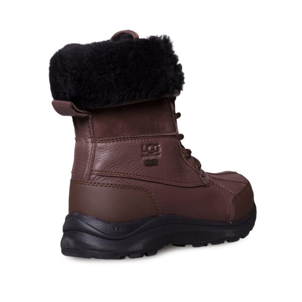 UGG Adirondack III Burnt Cedar Black Boots - Women s on Sale