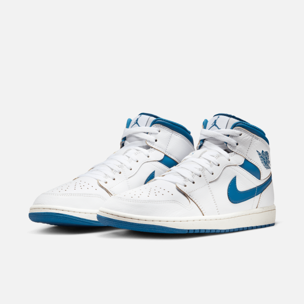 Air Jordan 1 Mid Industrial Blue Online now