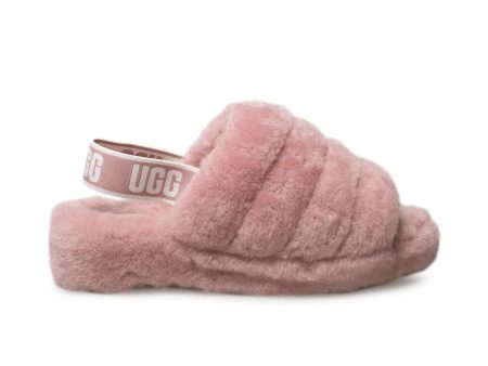 UGG Fluff Yeah Slide Pink Dawn Sandals - Women s Discount