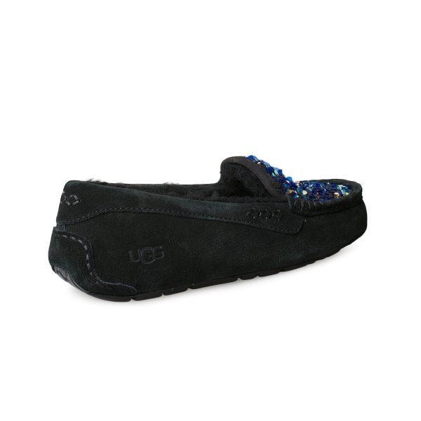 UGG Ansley Stellar Sequin Black Slippers - Women s Online Sale