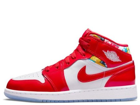 Air Jordan 1 Mid SE GS  Barcelona Sweater  DC7248-600 For Sale