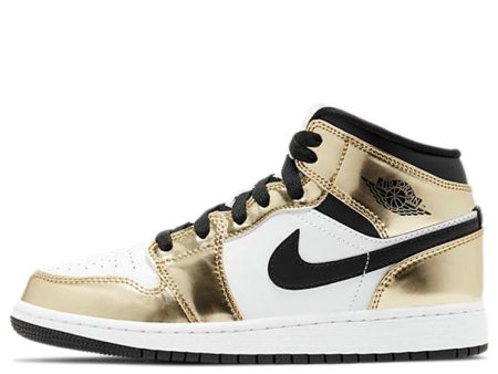 Air Jordan 1 Mid SE GS  Metallic Gold  DC1420-700 Online Sale