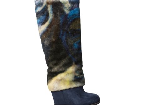 UGG X Claire Tabouret Fluff Dark Sapphire Boots - Women s For Discount