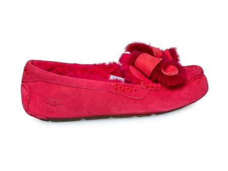 UGG Ansley Heritage Bow Ribbon Red Slippers - Women s Online now