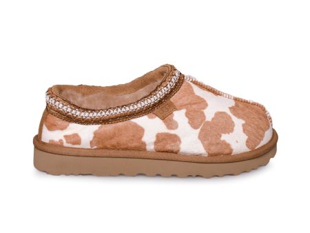 UGG Tasman Cow Print Mesa Sand Slippers - Women s Online Hot Sale