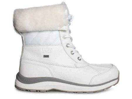 UGG Adirondack III Quilt White Boots - Women s For Cheap