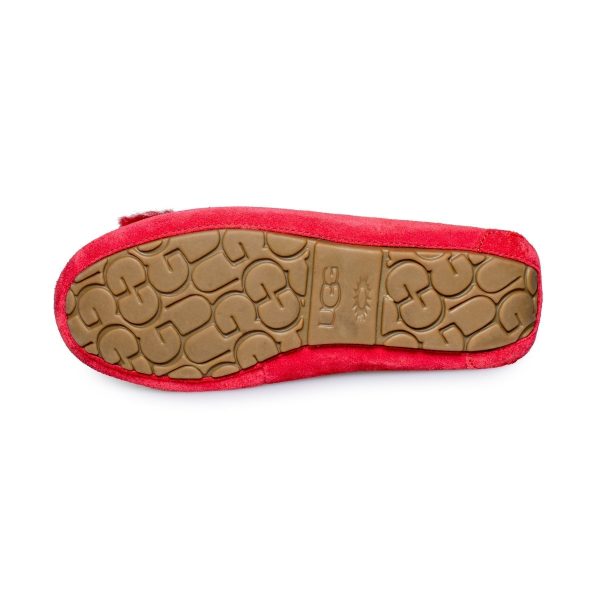 UGG Ansley Heritage Bow Ribbon Red Slippers - Women s Online now