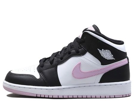 Air Jordan 1 Mid GS  White Light Arctic Pink  555112-103 Online now