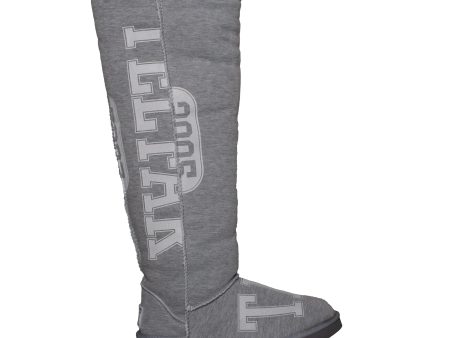 UGG X Telfar Fleece Tall Heather Grey Boots - Women s Fashion