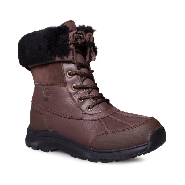 UGG Adirondack III Burnt Cedar Black Boots - Women s on Sale