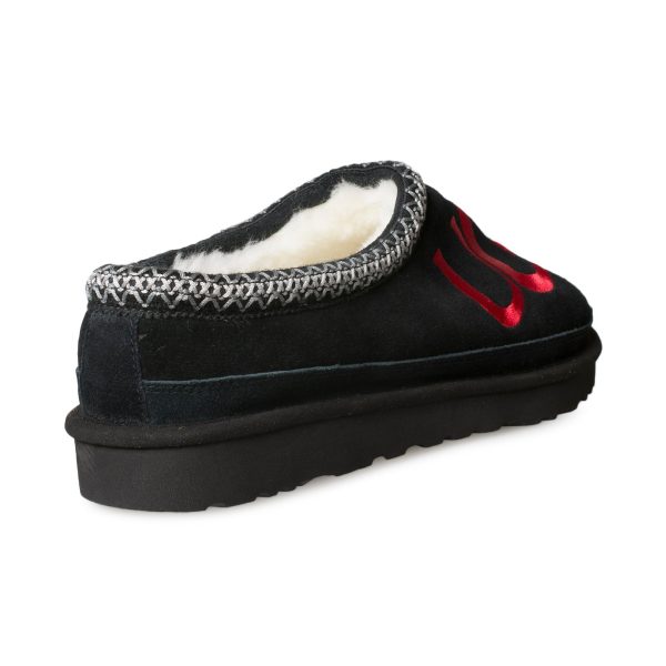 UGG Tasman Logo Black Slippers - Men s Sale