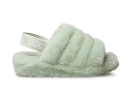 UGG Fluff Yeah Slide Retro Mint Sandals - Women s Online Hot Sale