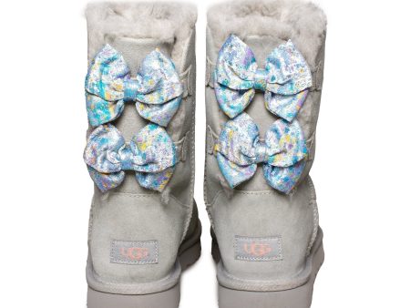 UGG Bailey Bow Abstract Splatter Seal Boots - Women s For Discount