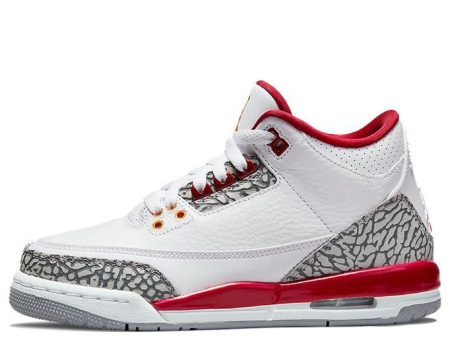 Air Jordan 3 Retro GS  Cardinal Red  398614-126 For Sale