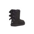 UGG Kids  Bailey Bow II (Black) Hot on Sale