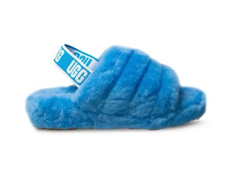 UGG Fluff Yeah Slide Neon Blue Sandals - Women s Online